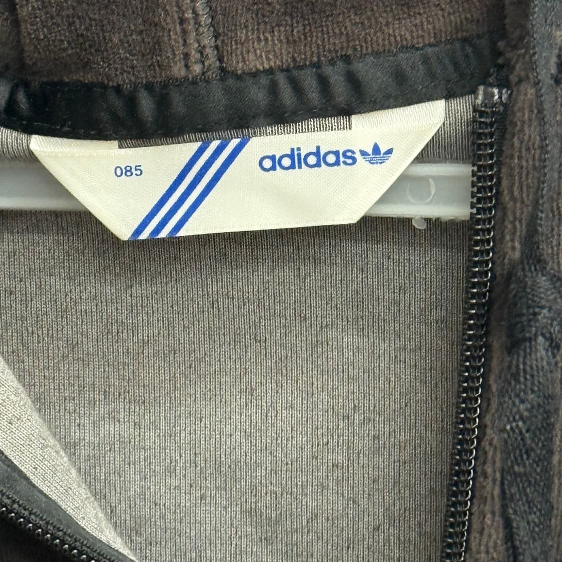 아디다스 벨벳 후드집업 브라운 (85) 상품이미지2