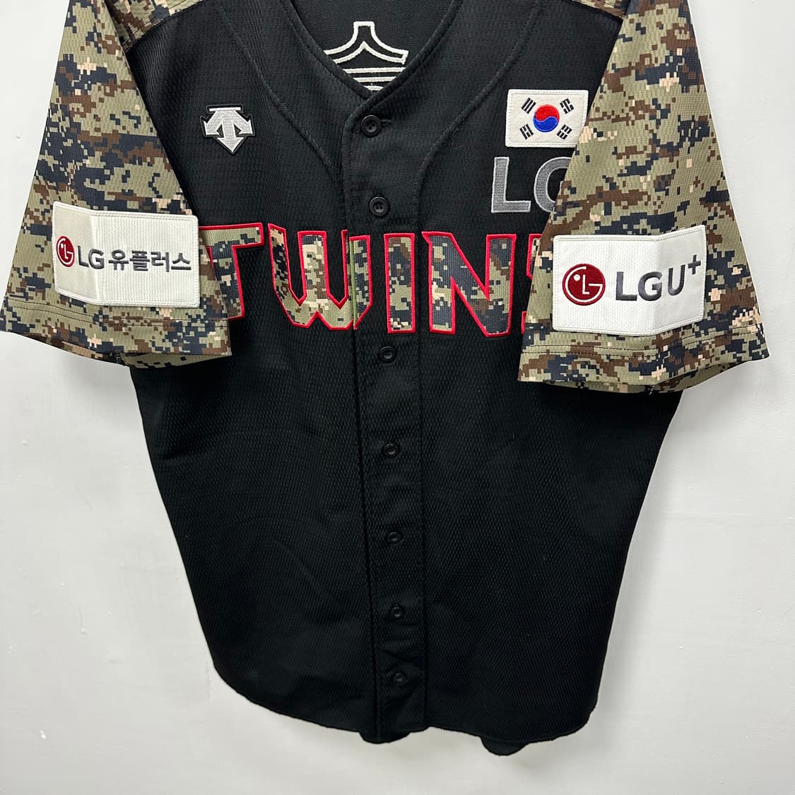데상트 LG트윈스 밀리터리 강승호 마킹 유니폼 XL 상품이미지3