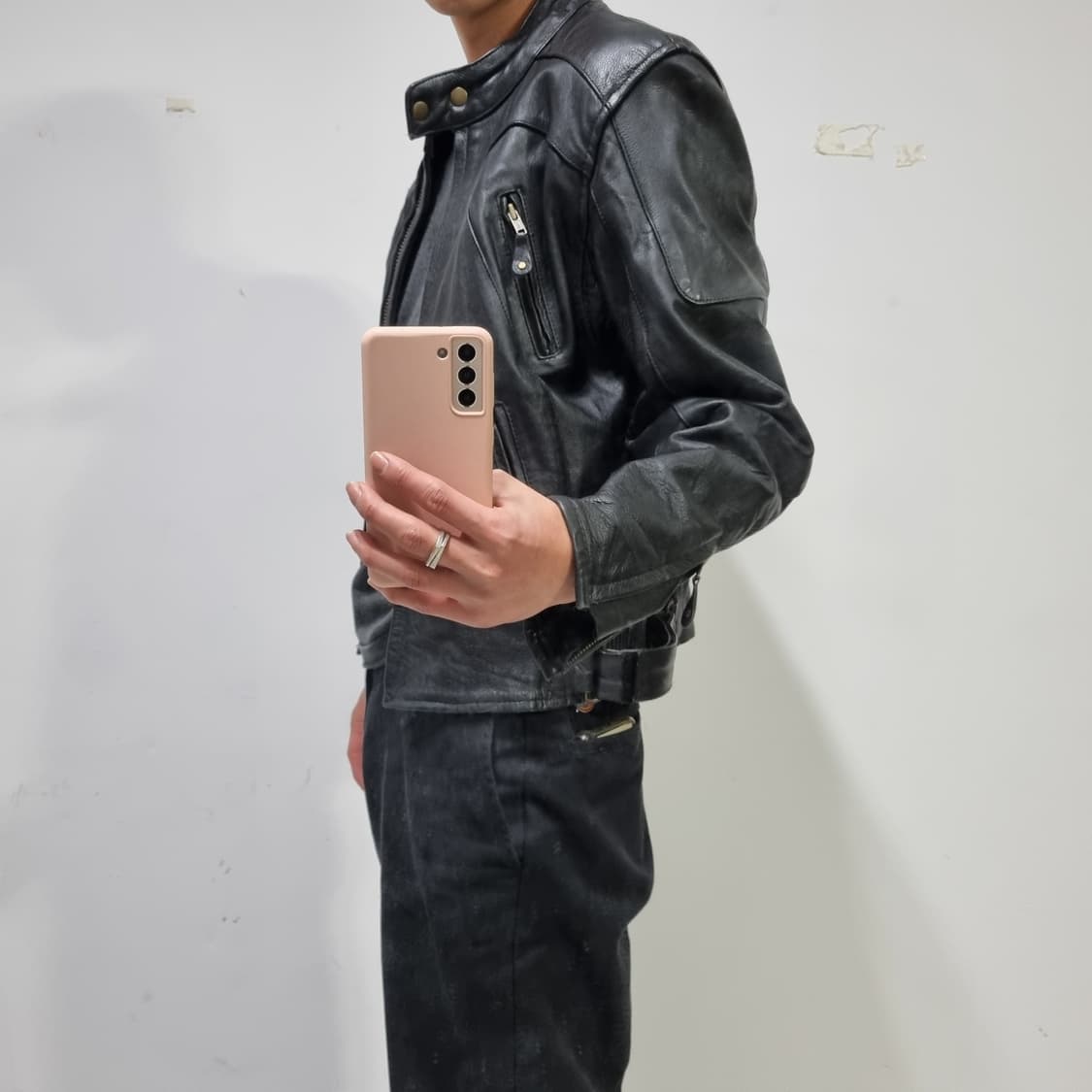 모터사이클 레더자켓  상품이미지4