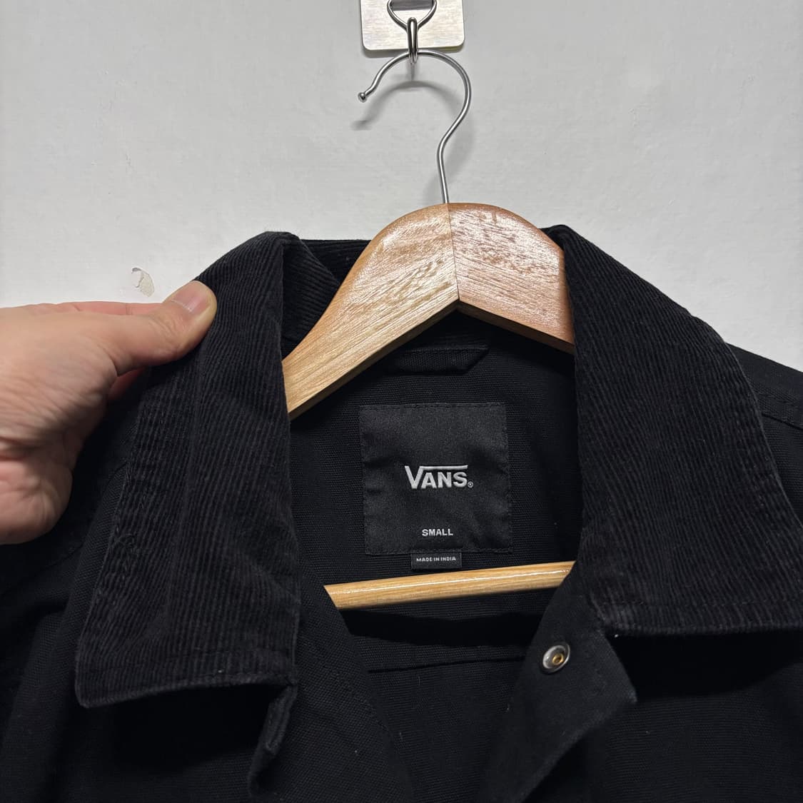 반스 블랙 코듀로이카라 초어자켓 상품이미지4