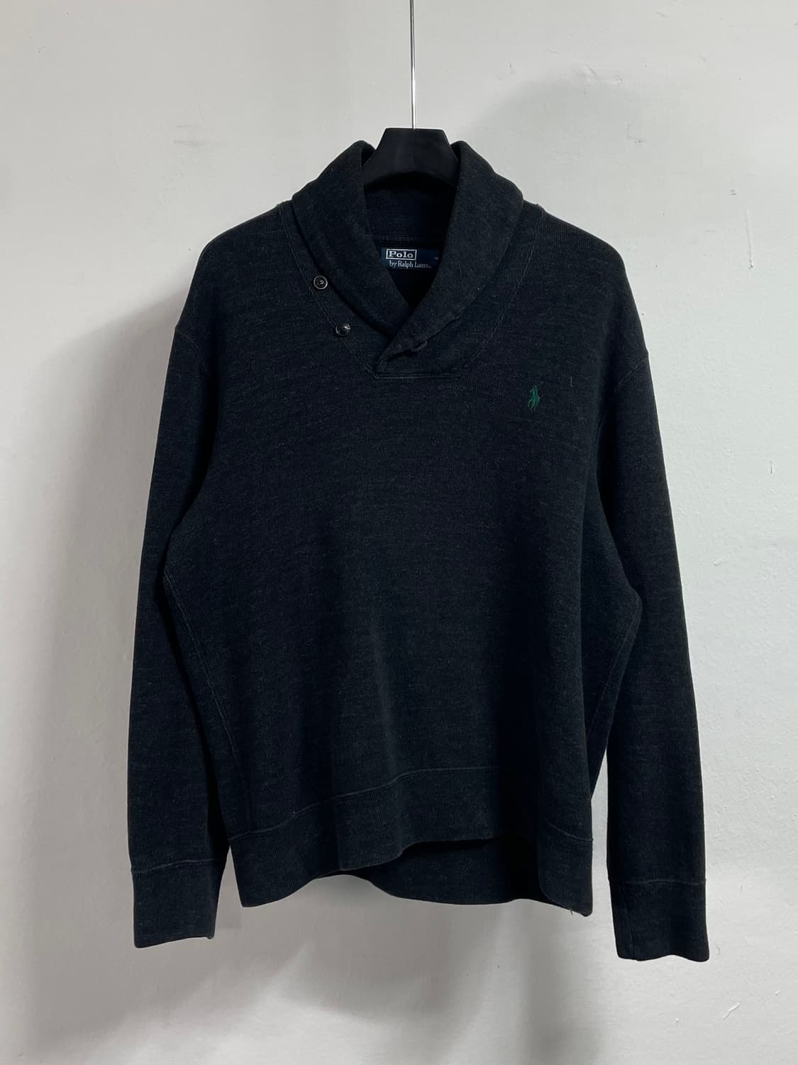 폴로 랄프로렌 다크네이비 숄카라 맨투맨(on.573) 상품이미지1