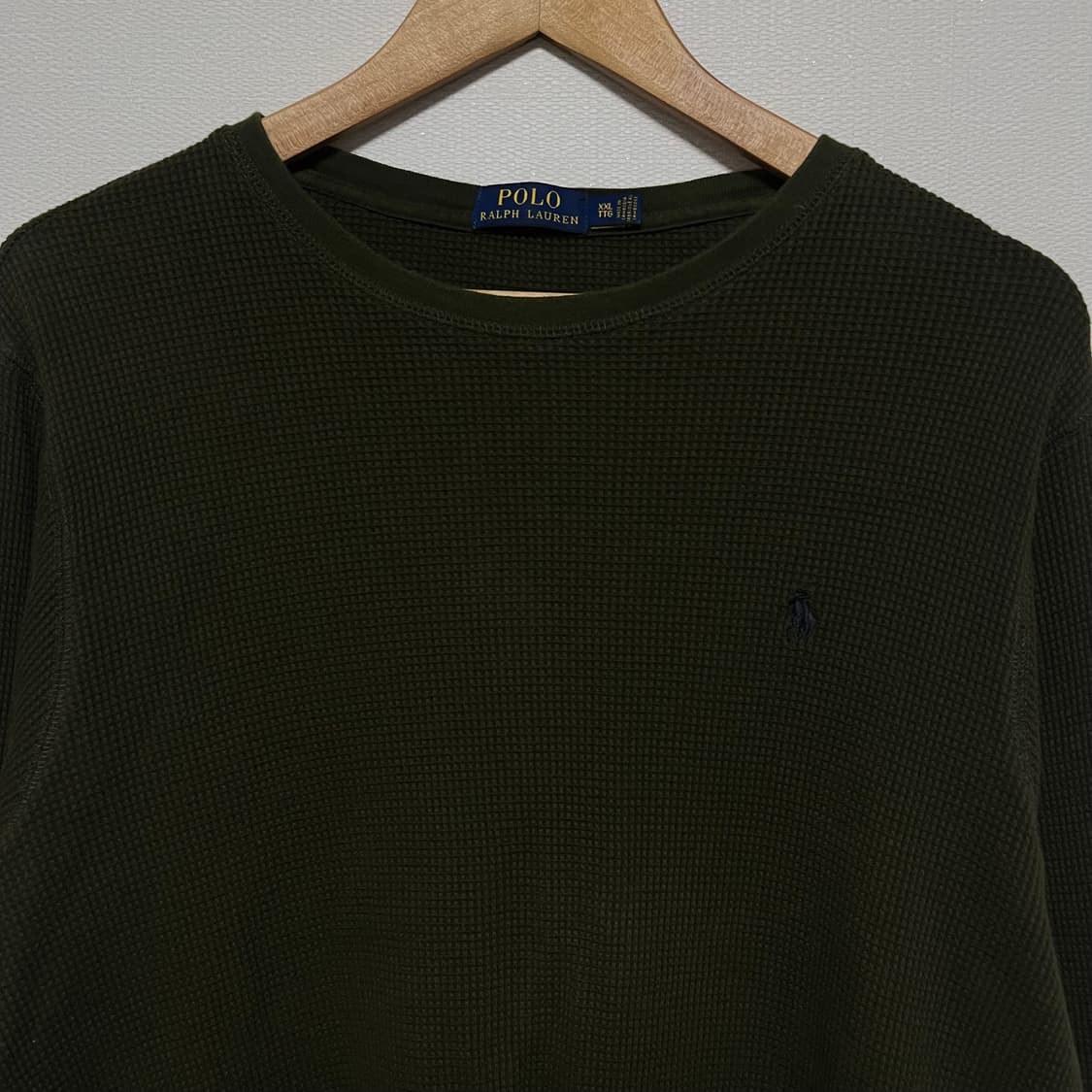 폴로랄프로렌 카키 와플 롱슬리브 상품이미지2