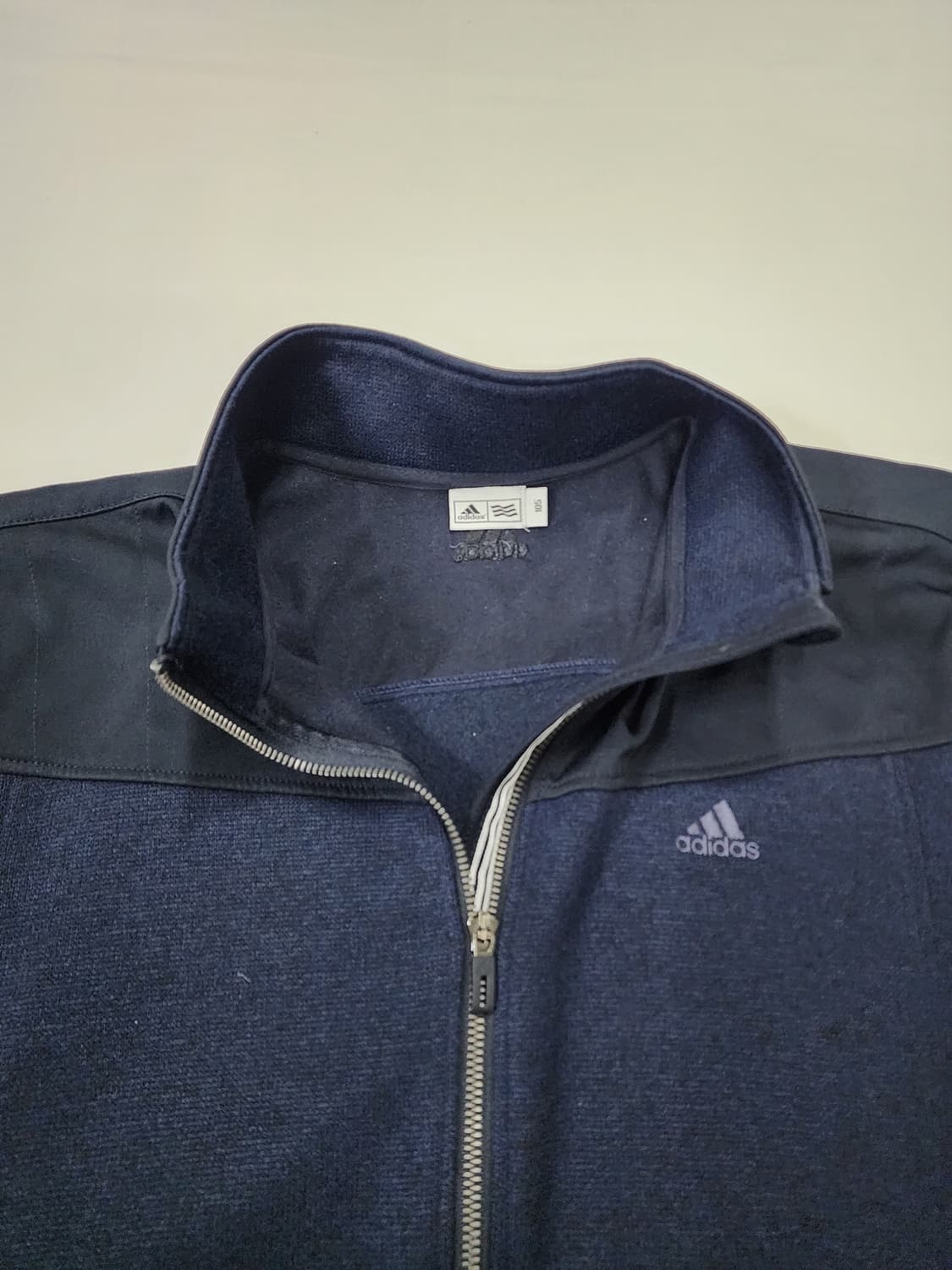 아디다스 골프 플리스 네이비 집업 자켓 상품이미지3