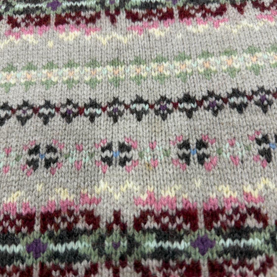 폴로 랄프로렌 페어아일 Y2K 반팔 니트 L 상품이미지6