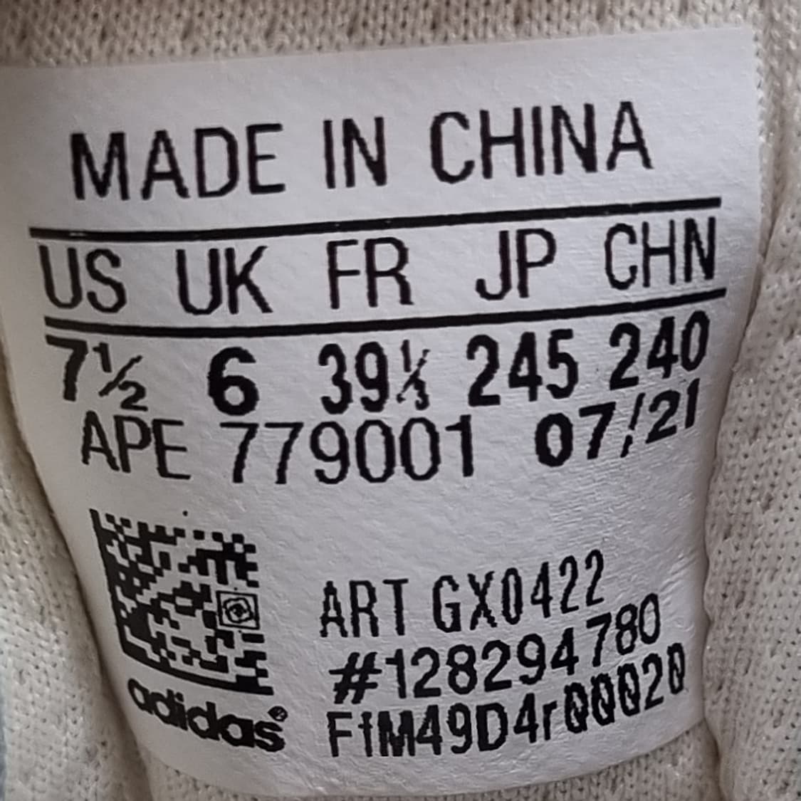 아디다스 젠틱 민트 운동화245  상품이미지6