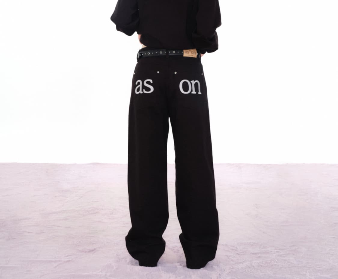 애즈온 스모그 와이드 팬츠 s 상품이미지1