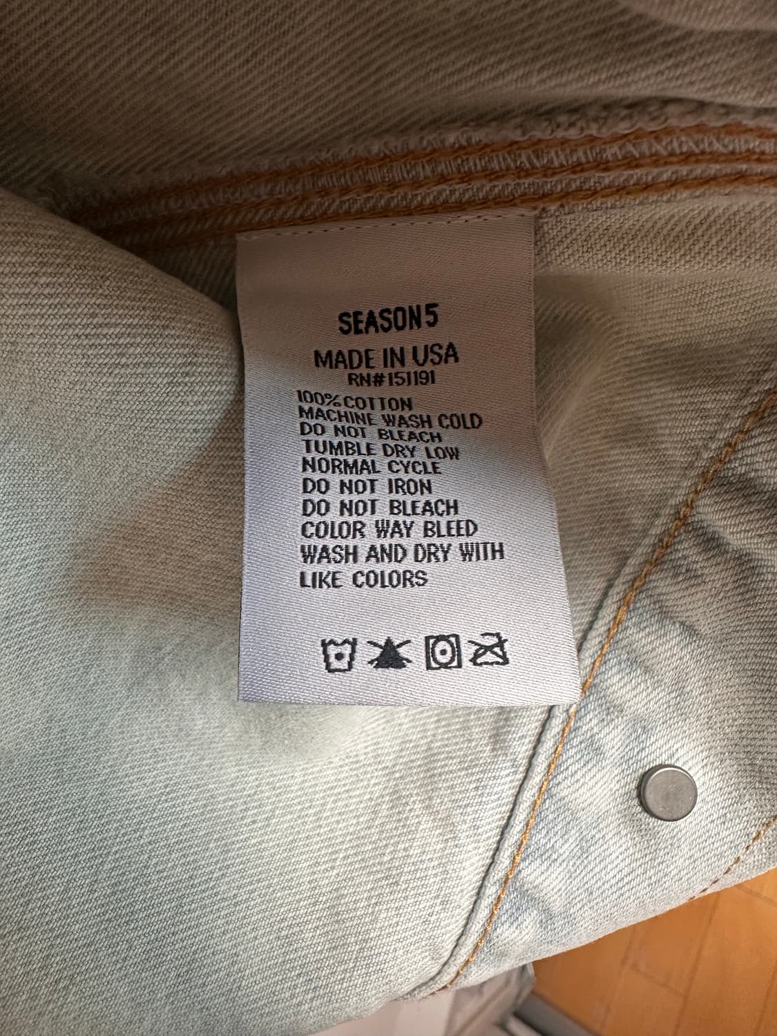 이지 시즌 5 워크 데님 자켓 상품이미지2