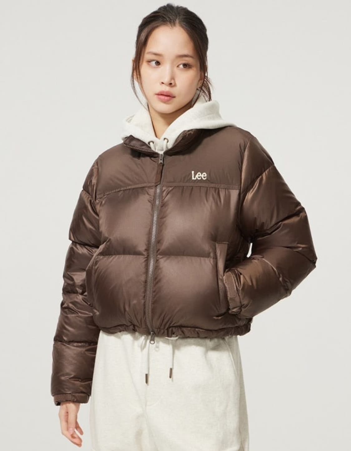 Lee 리 우먼 다운 숏 패딩 상품이미지3