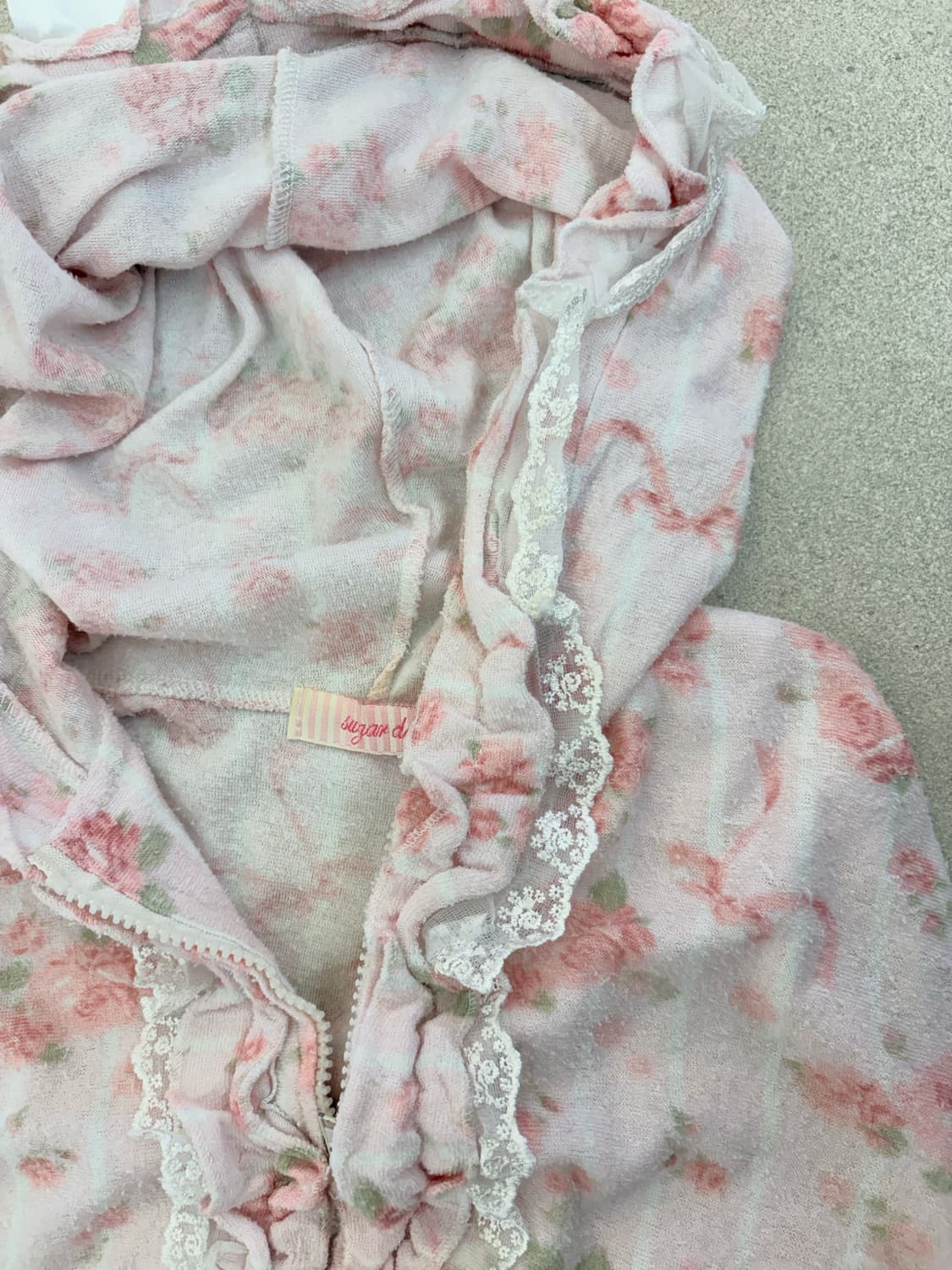 Babydoll 플리워 토끼 후드집업 상품이미지4