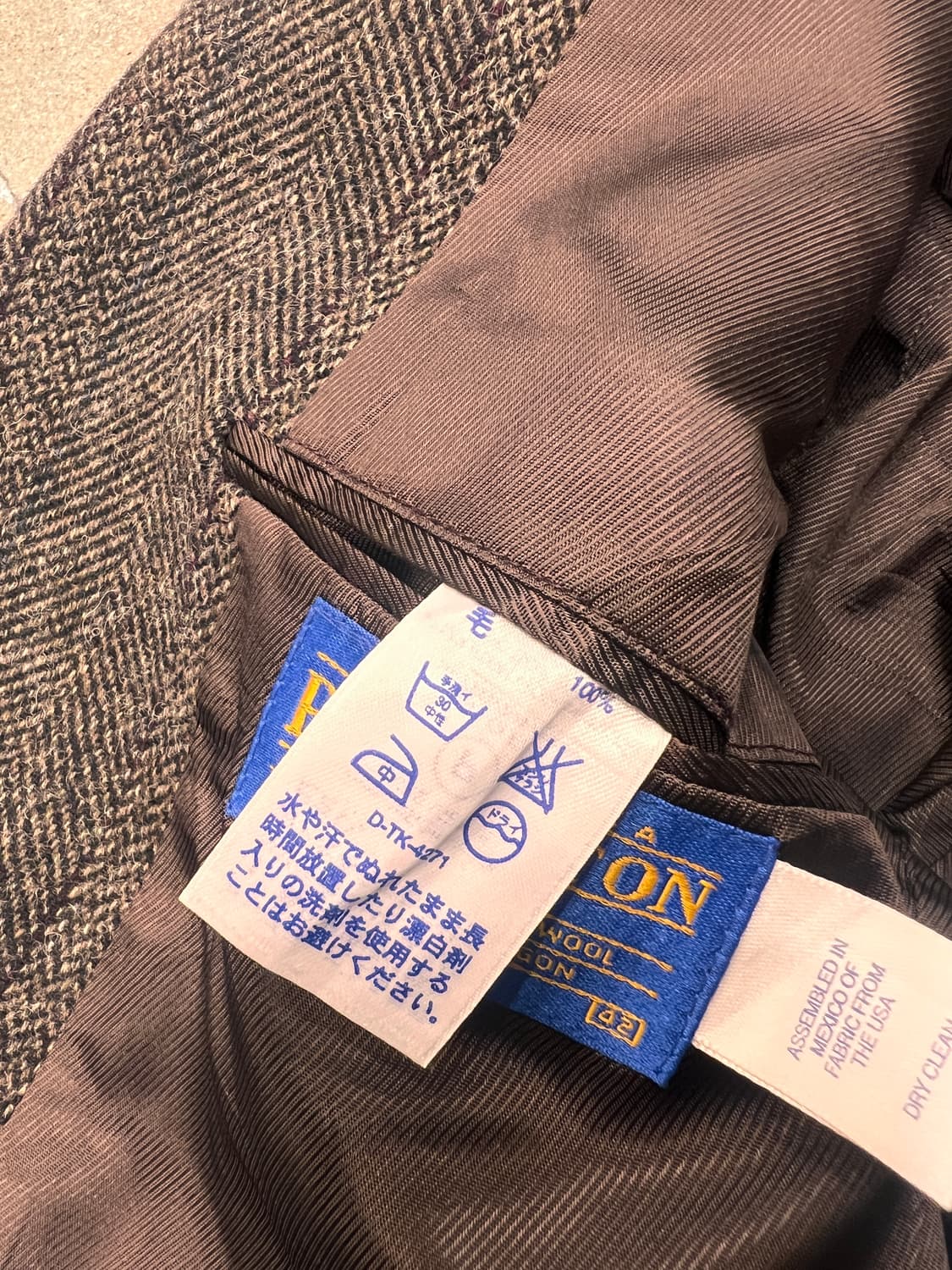 펜들턴 울 헤링본 블레이져 상품이미지8