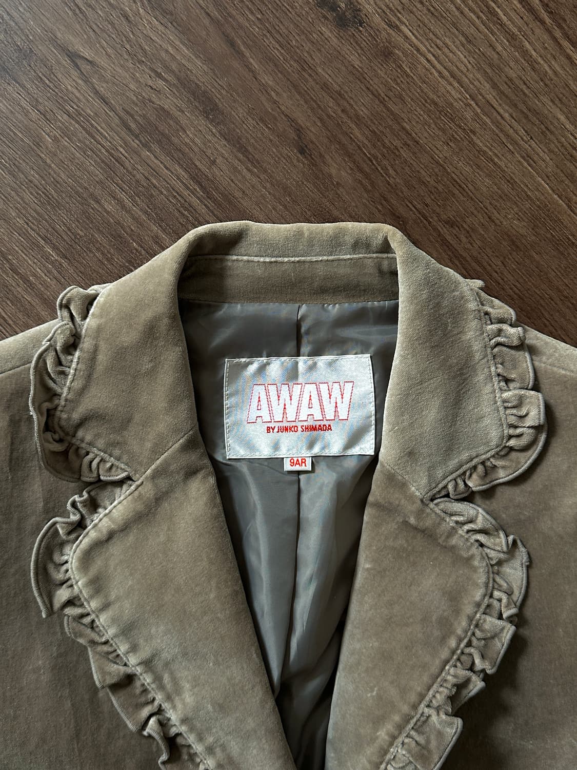 AWAW by Junko Shimada 프릴 코티드 자켓 상품이미지9