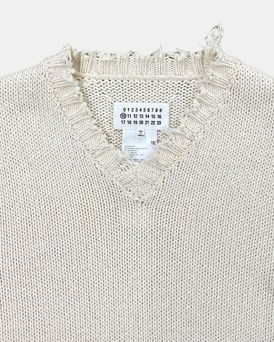 (M) 21SS 마르지엘라 DISTRESSED 니트 상품이미지3