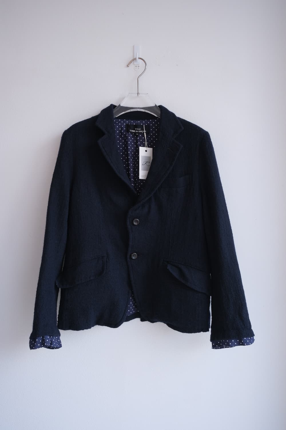 Shurunken wool dot lining wool jacket 상품이미지6