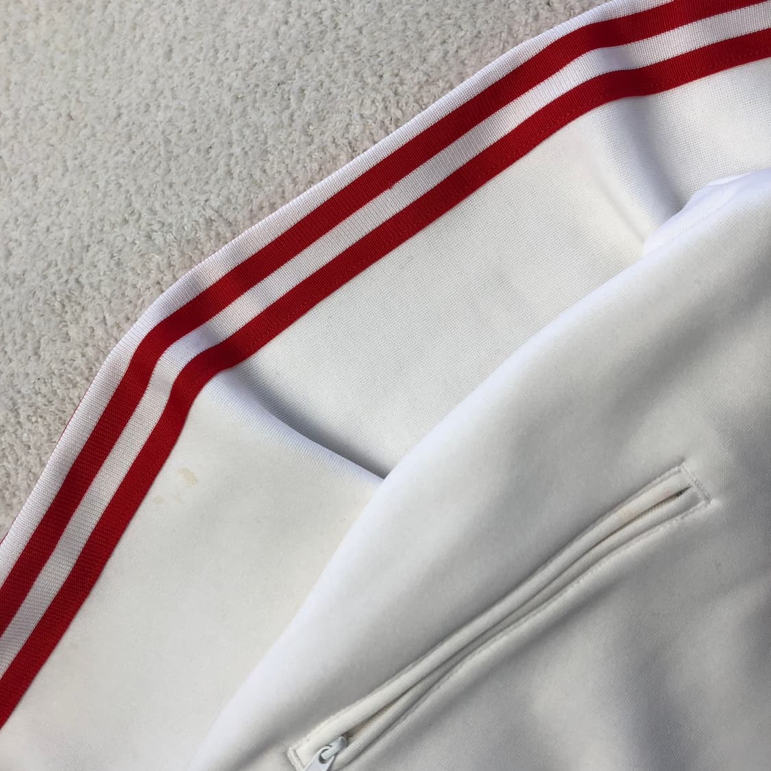 아디다스 화이트 후드 져지 상품이미지5