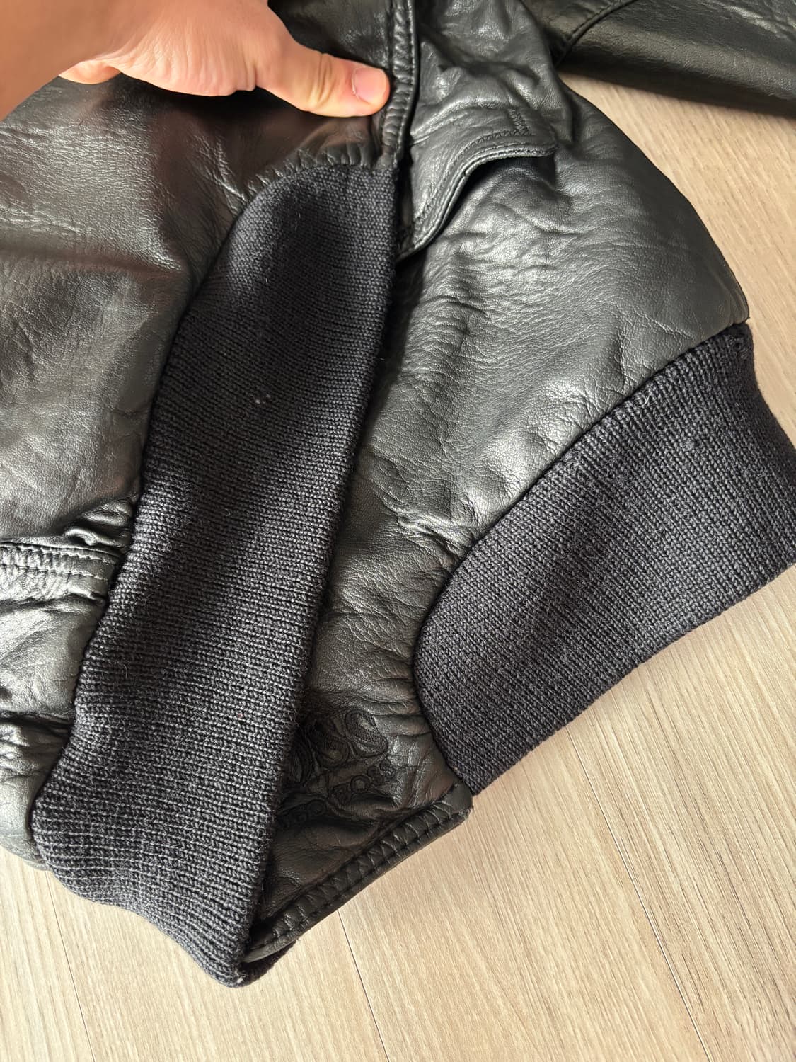 80s 휴고보스 레더자켓 상품이미지5