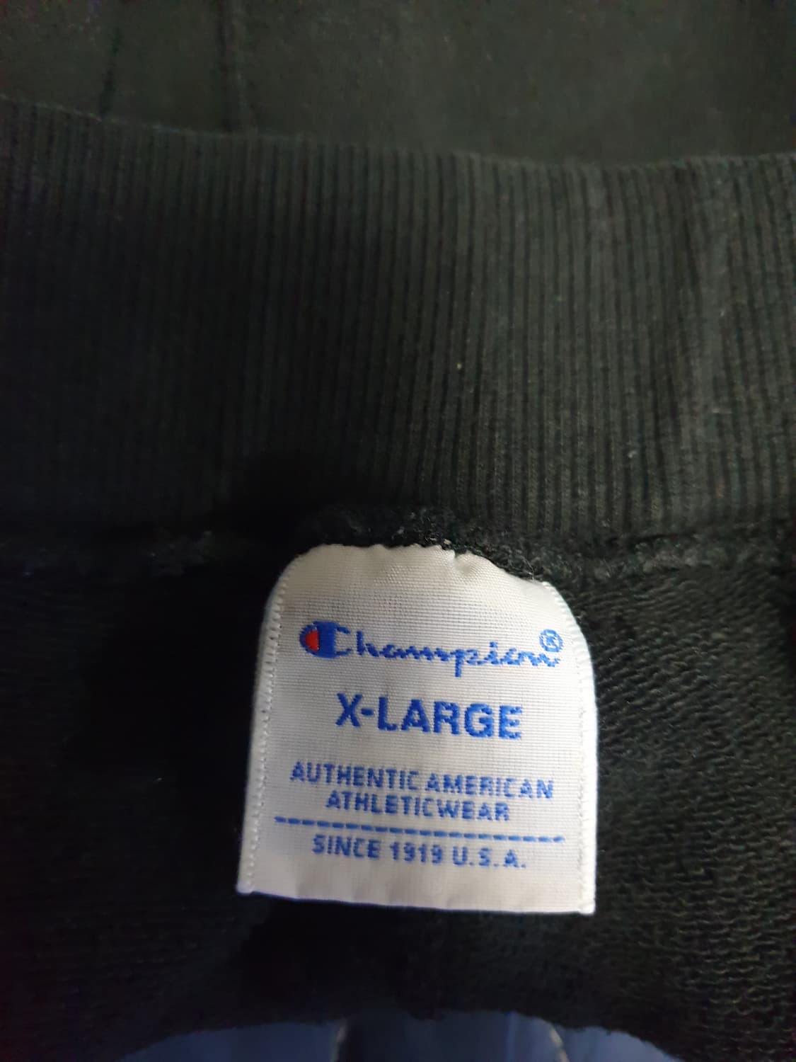 챔피온 레터링 C로고 스웨트 하프팬츠 블랙 (XL) 상품이미지5