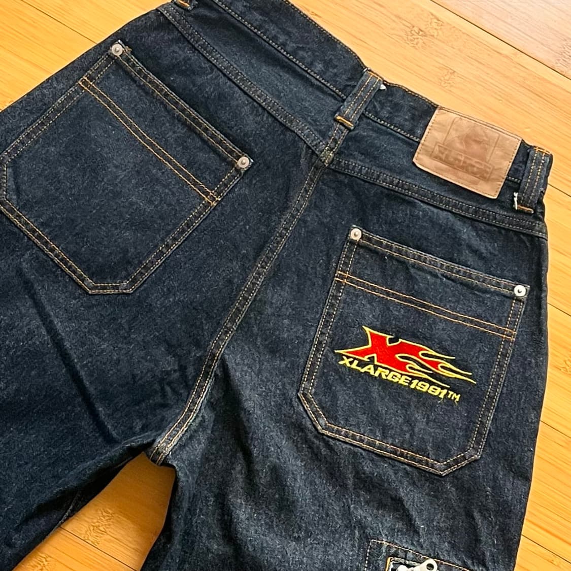 엑스라지 카고 데님팬츠 W30 상품이미지4