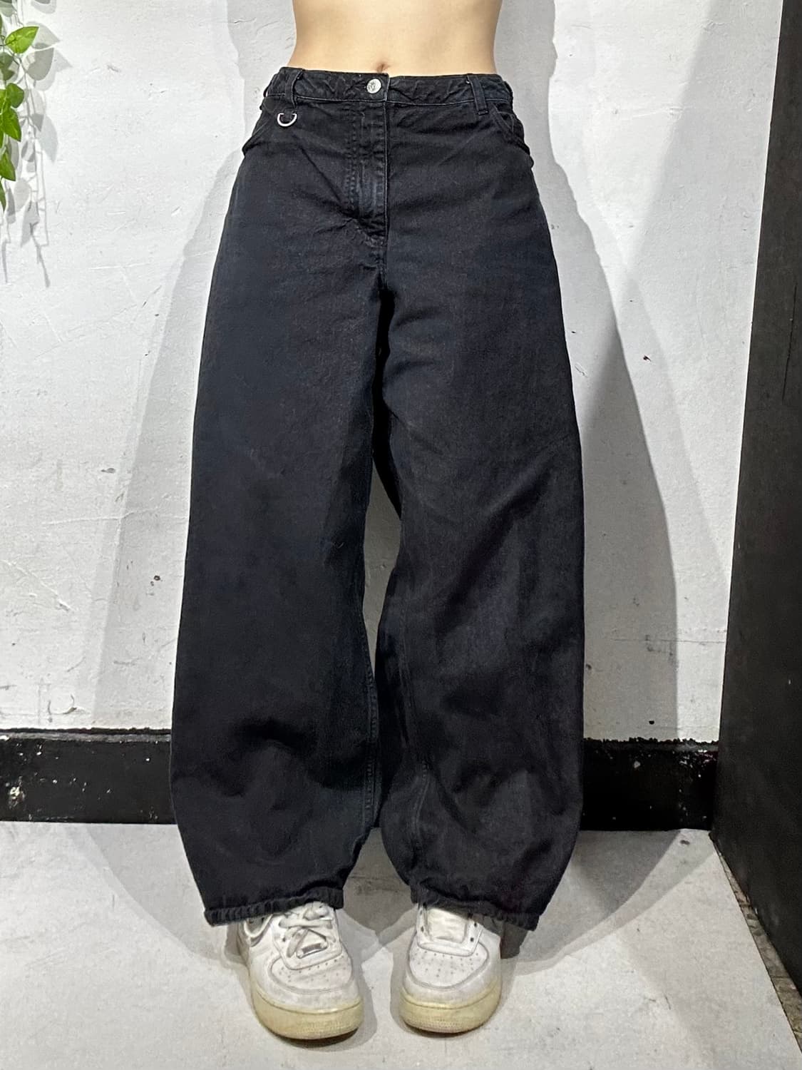 나이키 카펜터 와이드 흑청 데님 워크 팬츠 청바지 XXL 상품이미지2