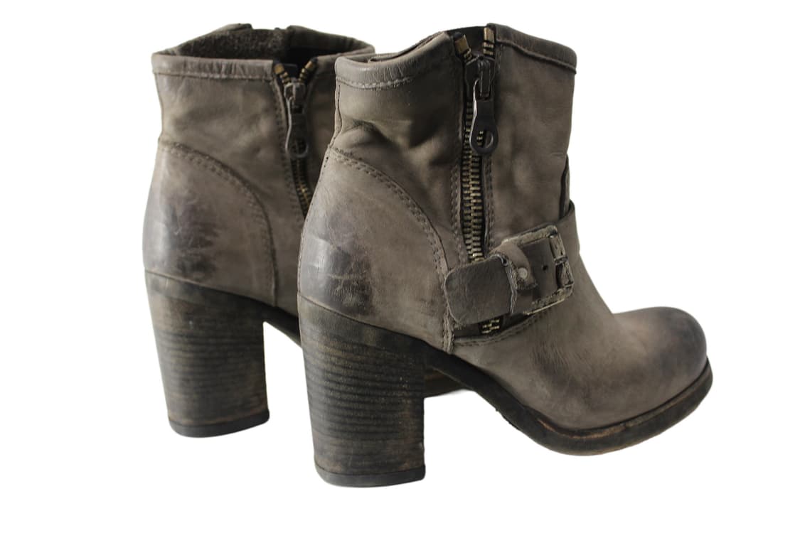 2000s ITALY Destroy Leather boots 상품이미지5