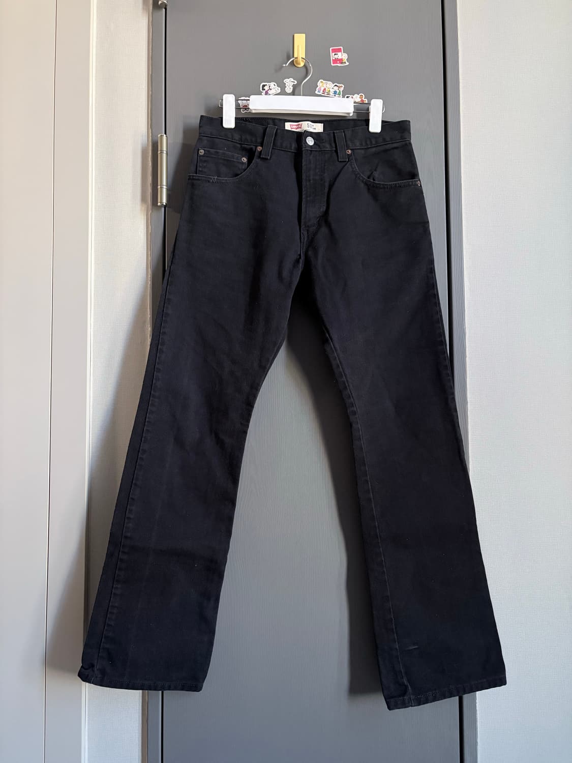 (31x32) 00s 리바이스 517 부츠컷 블랙진 상품이미지1
