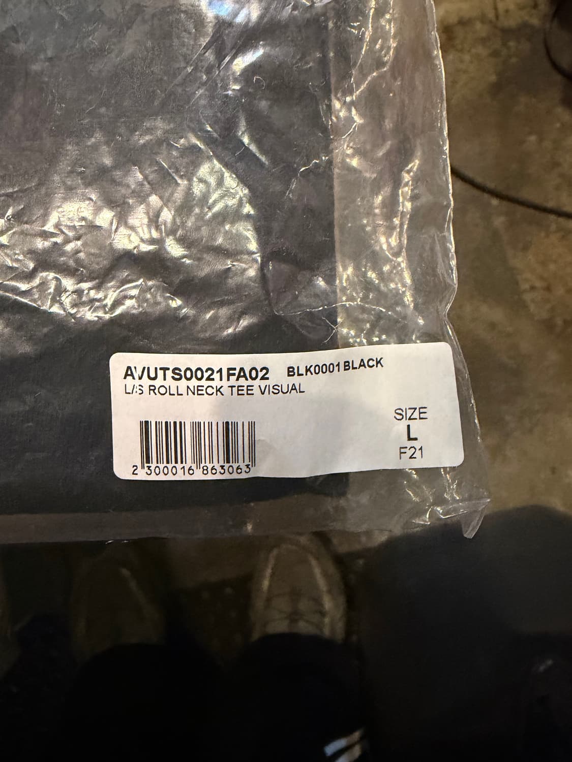 1017alyx9sm 알릭스 로고 L/S 롤넥 롱슬리브 블랙 L 상품이미지10