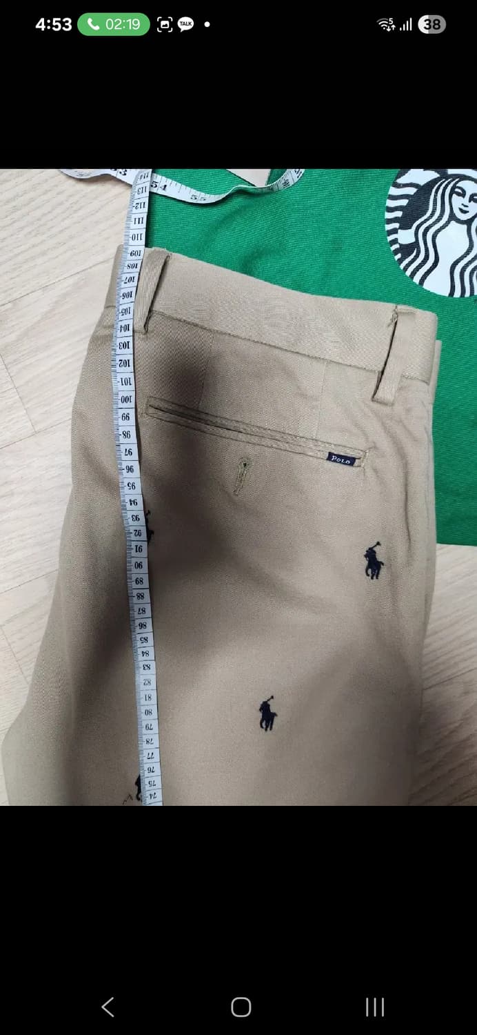 (~3회 미만 착용)폴로 랄프로렌 자수 팬츠 치노팬츠 면바지 상품이미지9