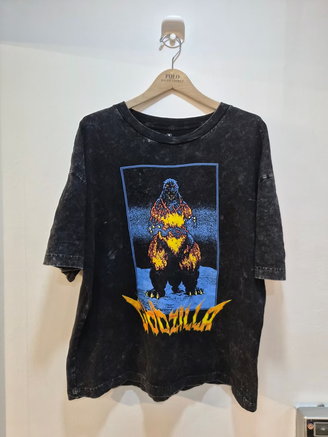 M/105) GODZILLA 고질라 워싱 반팔티 팝니다 상품이미지1