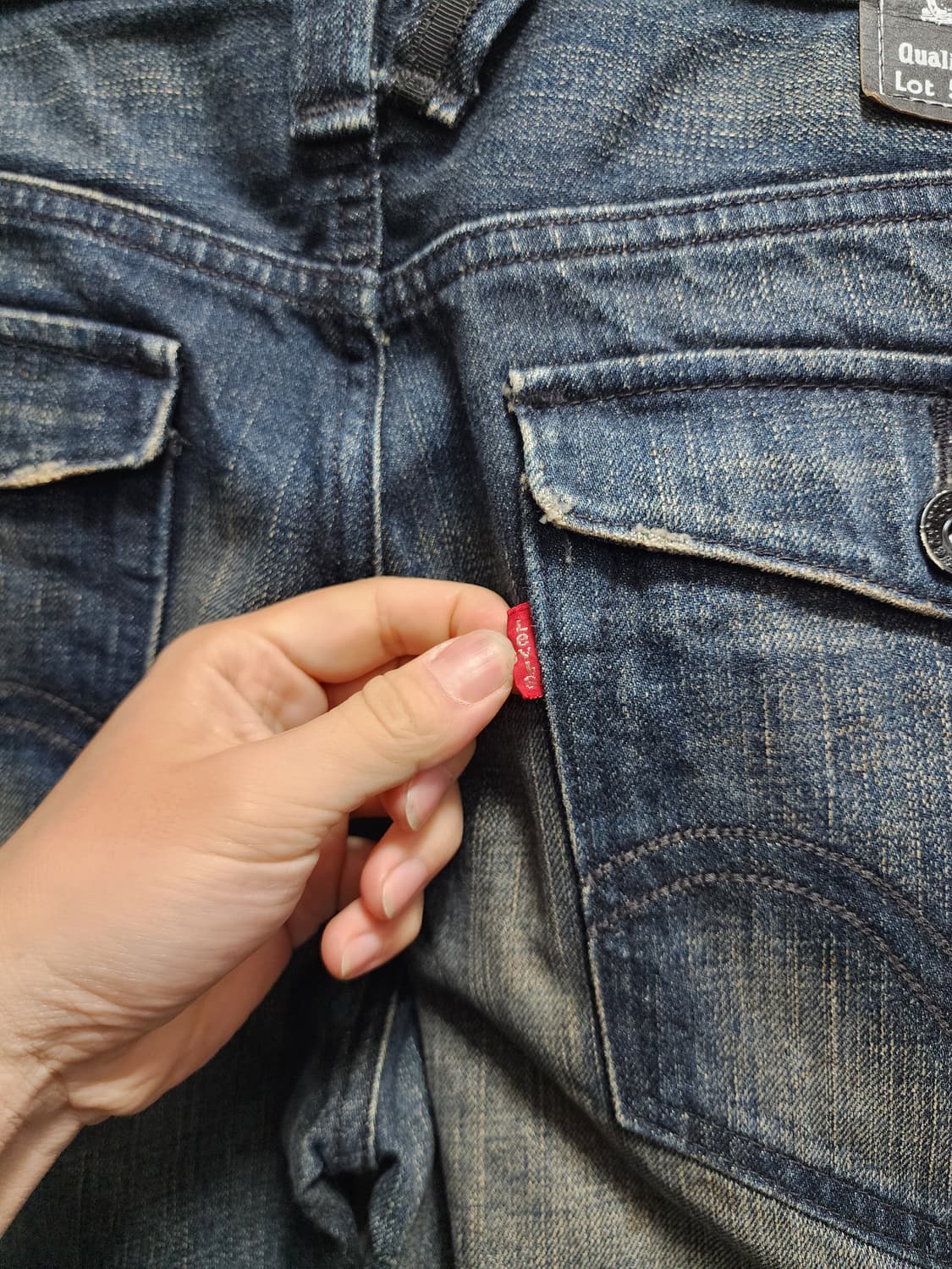 리바이스 502 JPN  데님 워싱진 상품이미지3