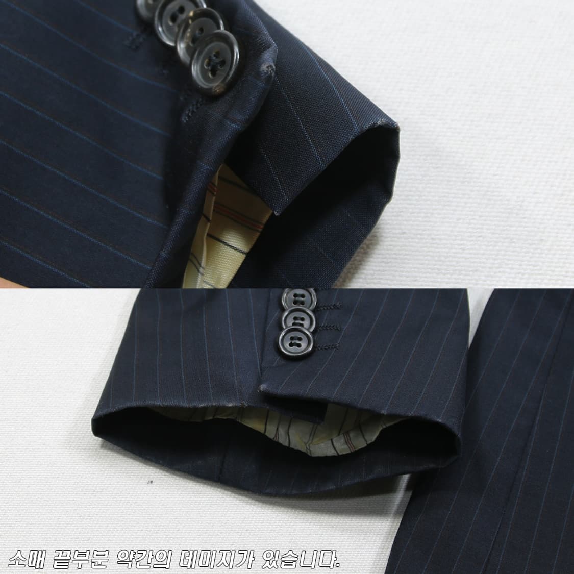 (착용컷) HUGO BOSS 스트라이프 블레이져 (남성용 105) 상품이미지10