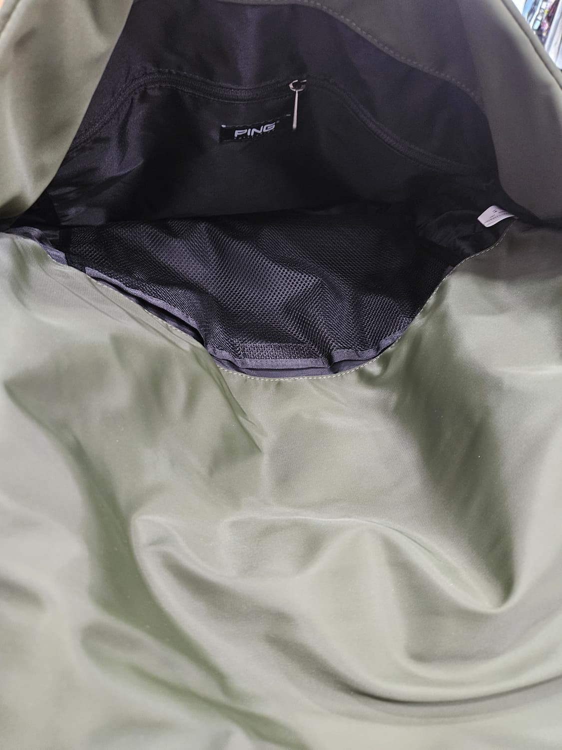 핑(PING) 롤탑 토트백 카키/블랙 상품이미지9