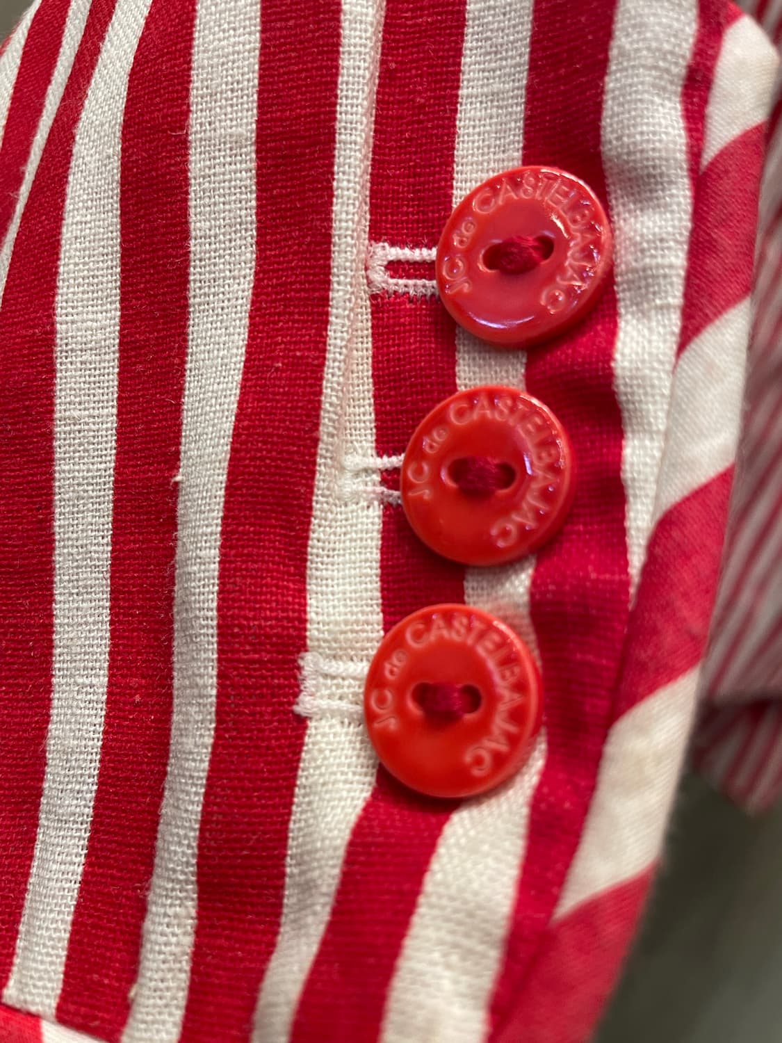 카스텔바작 이태리 린넨 비스코스 레드 자켓 66 상품이미지6