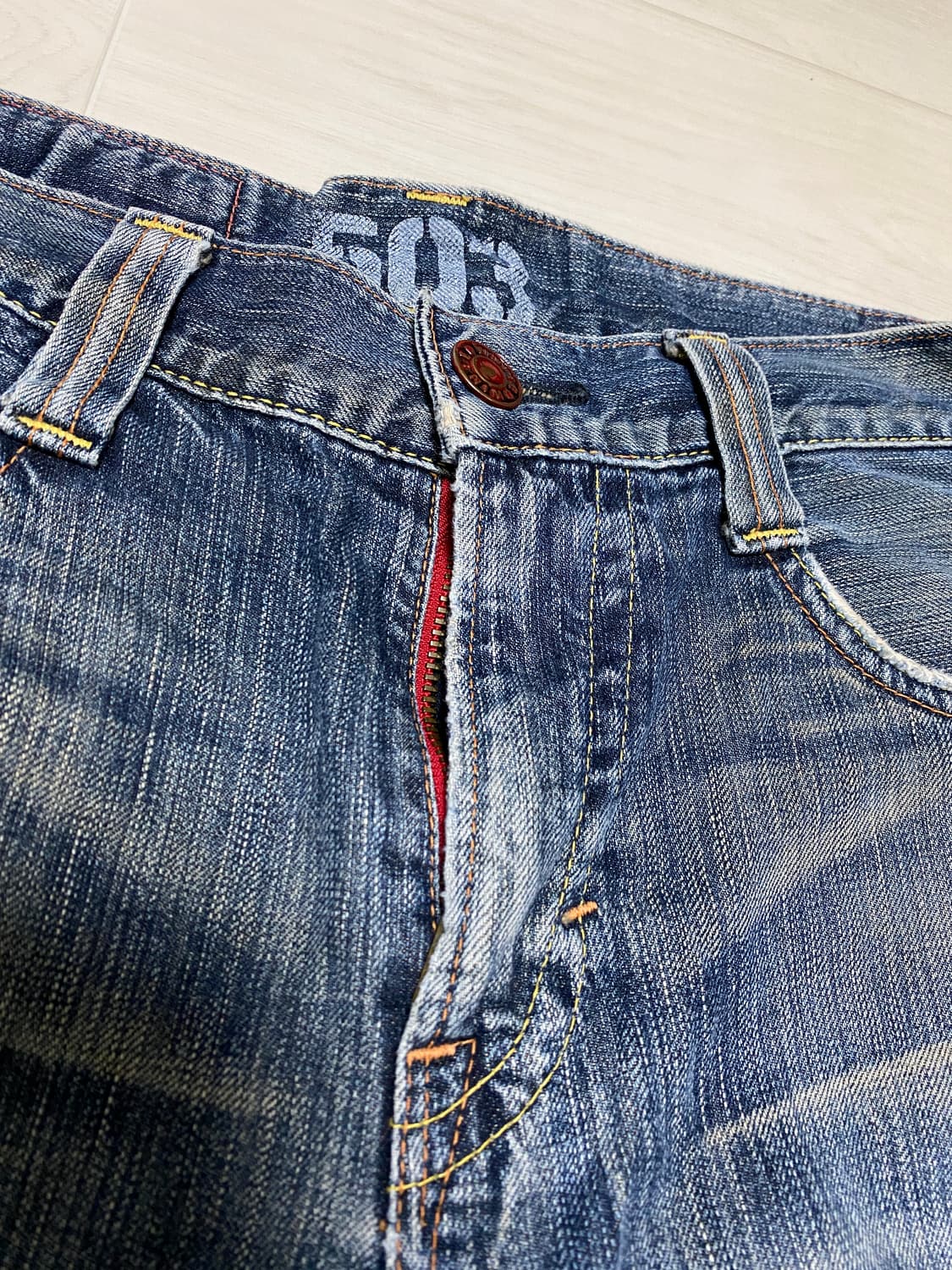 에드윈 503 디스트로이드 데님 상품이미지3