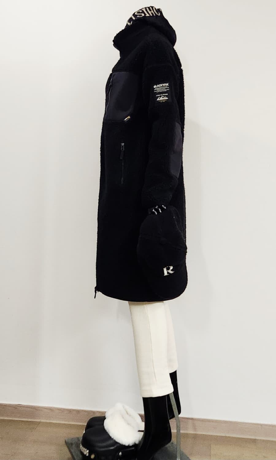 블랙 롱뽀글이  상품이미지3