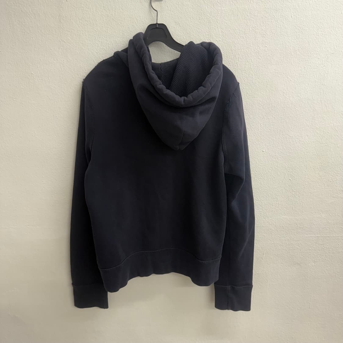 홀리스터 네이비 폰트 후드집업 S 상품이미지4