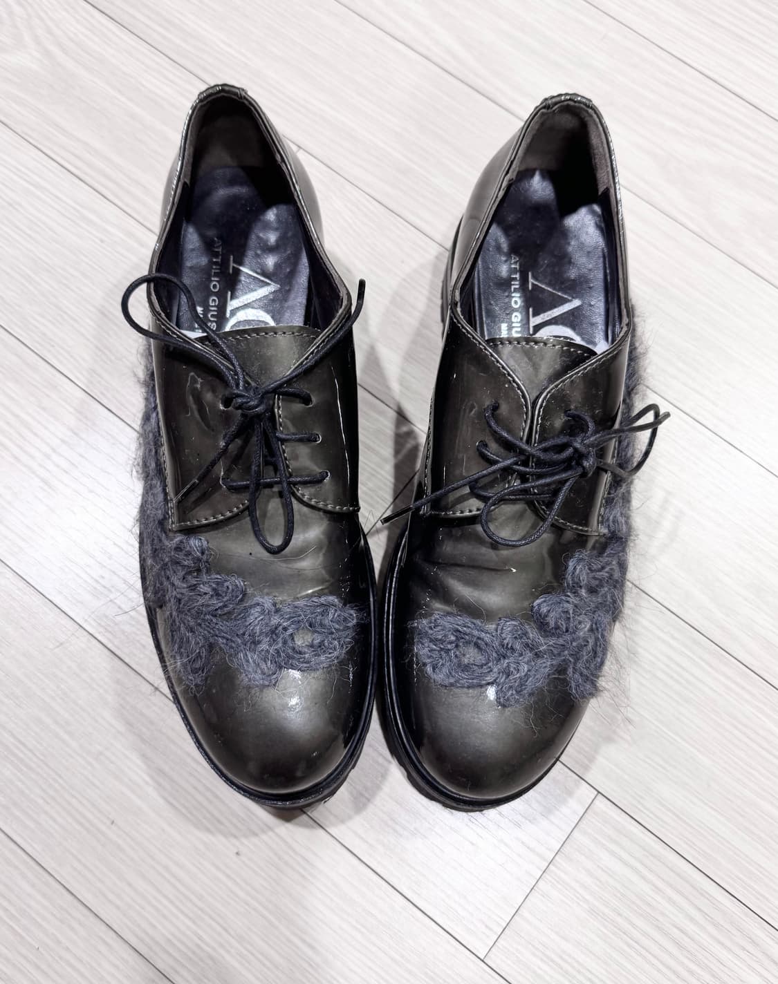 230 AGL 정가65만 made in ITALY 로퍼 구두 아크네 토즈 상품이미지5