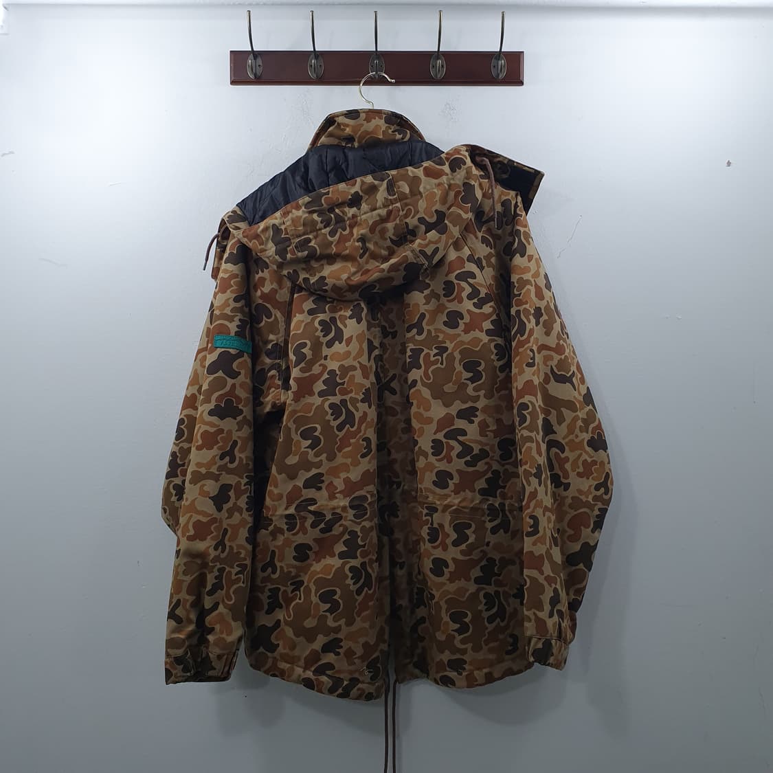 L 예스아이씨 남성 브라운 헌팅 카모 후드 자켓 점퍼 상품이미지6