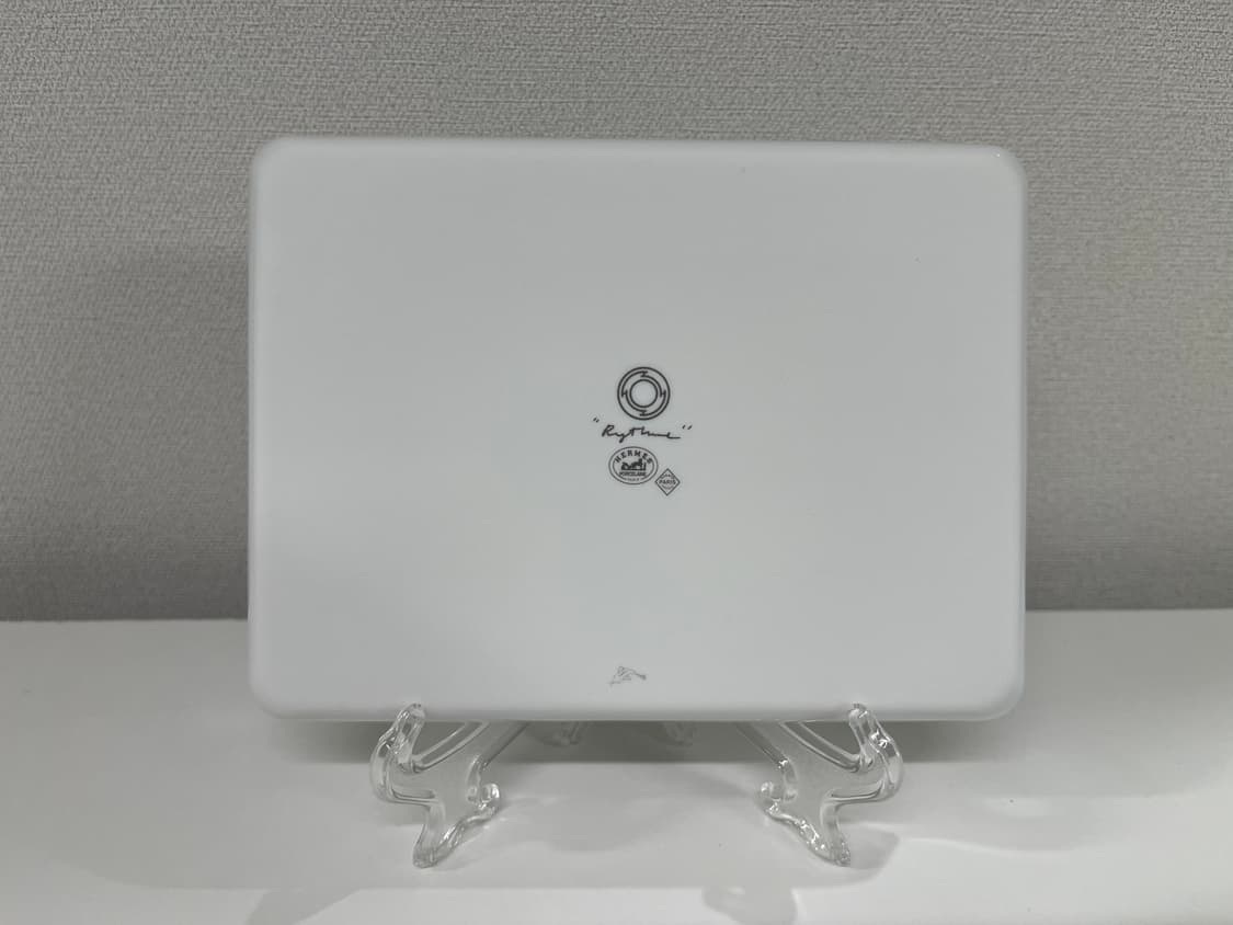 에르메스 리듬 블루 스퀘어 플레이트 1P HERMES 상품이미지4