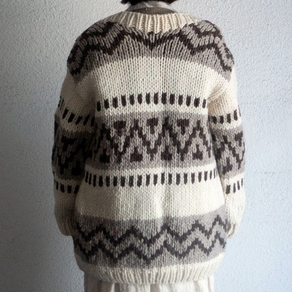 눈송이 숲길 니트 숄가디건 상품이미지10