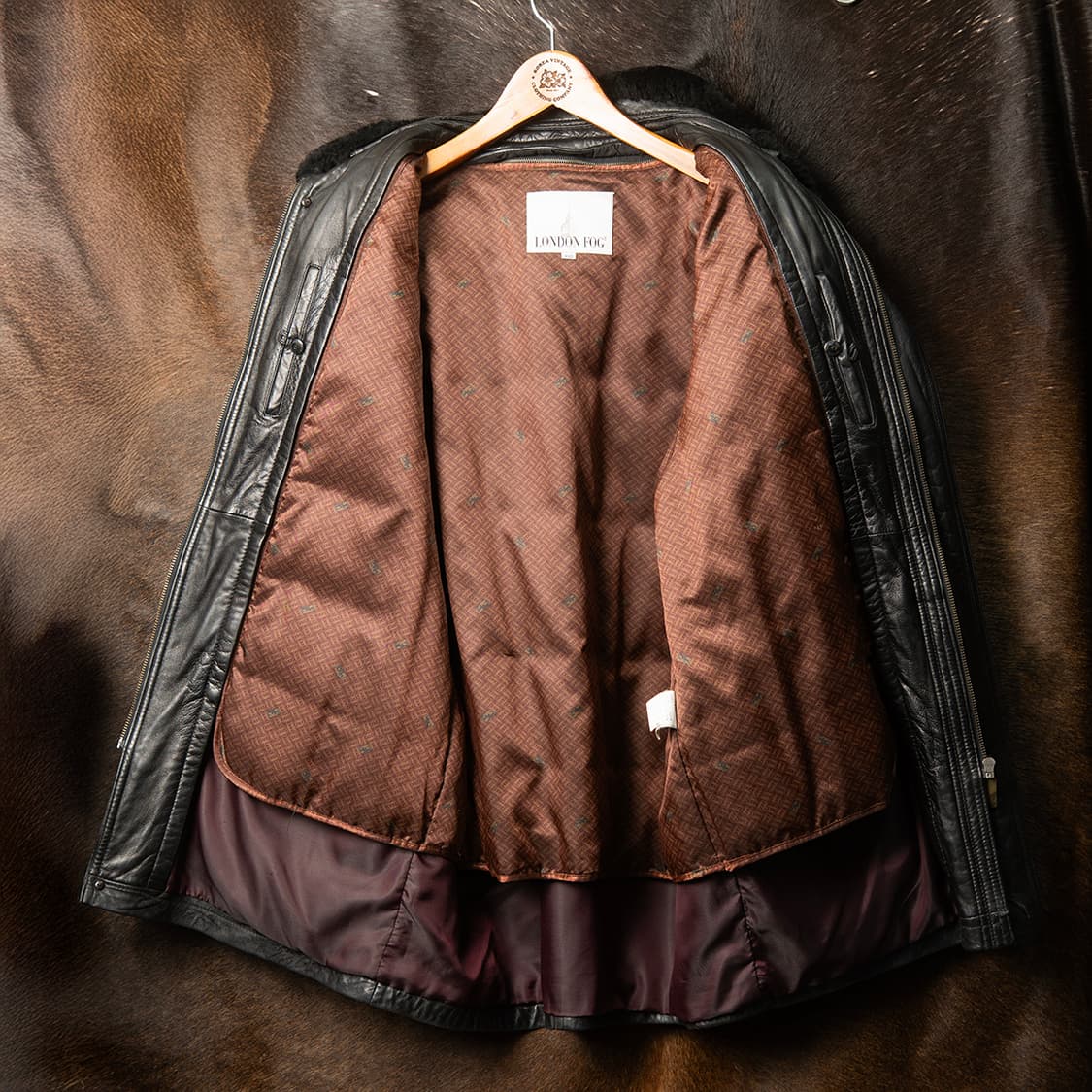 [113] 90s 런던포그 양가죽 하프코트 / 반코트 MO-2535  상품이미지8
