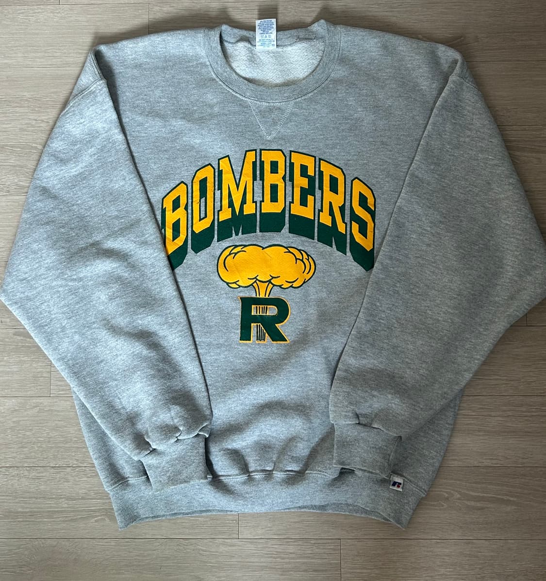 빈티지 00s 러셀 애슬레틱 53/47 그레이 스웻셔츠 XL 105 상품이미지2