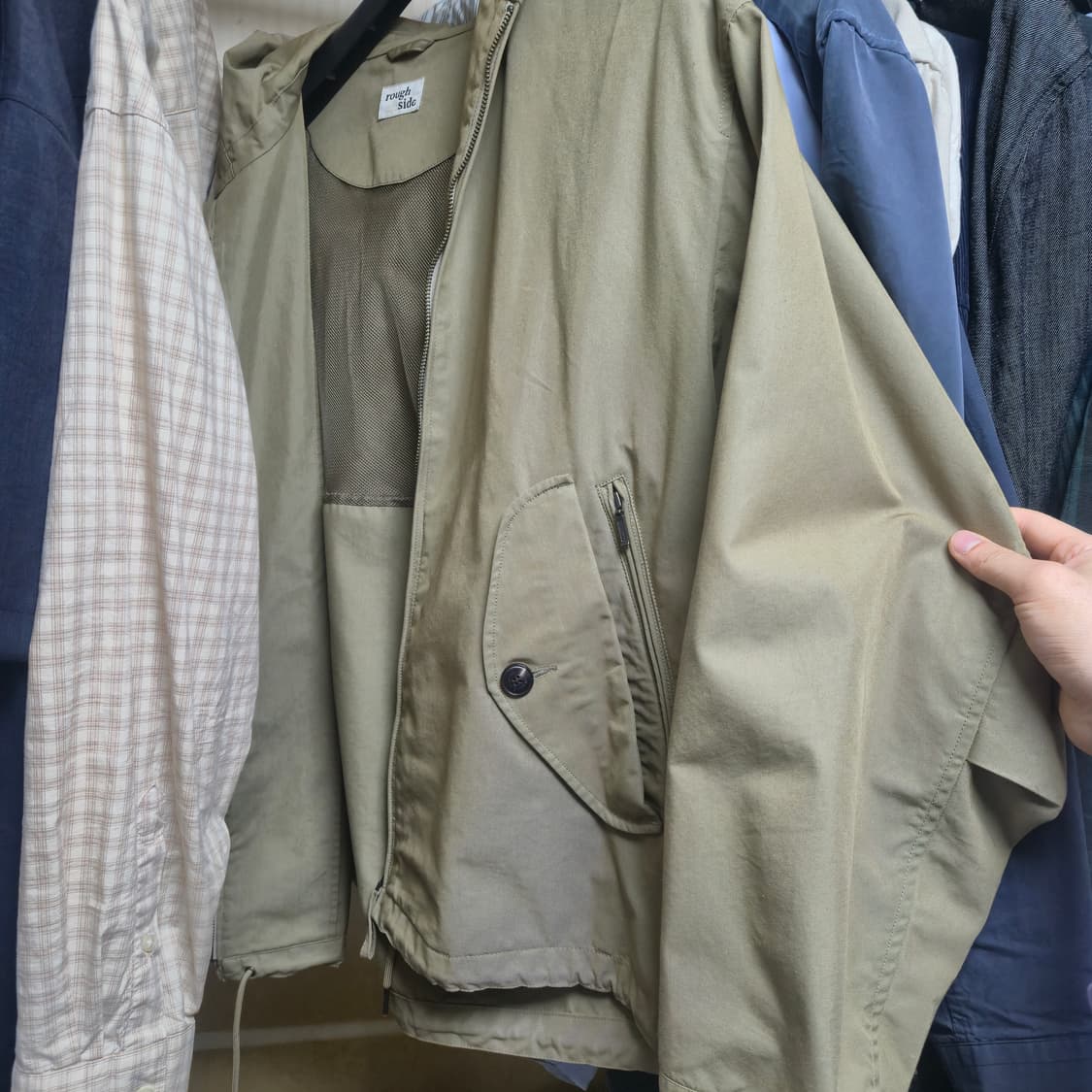 러프사이드 힐파카 올리브 카키 3 사이즈 상품이미지5