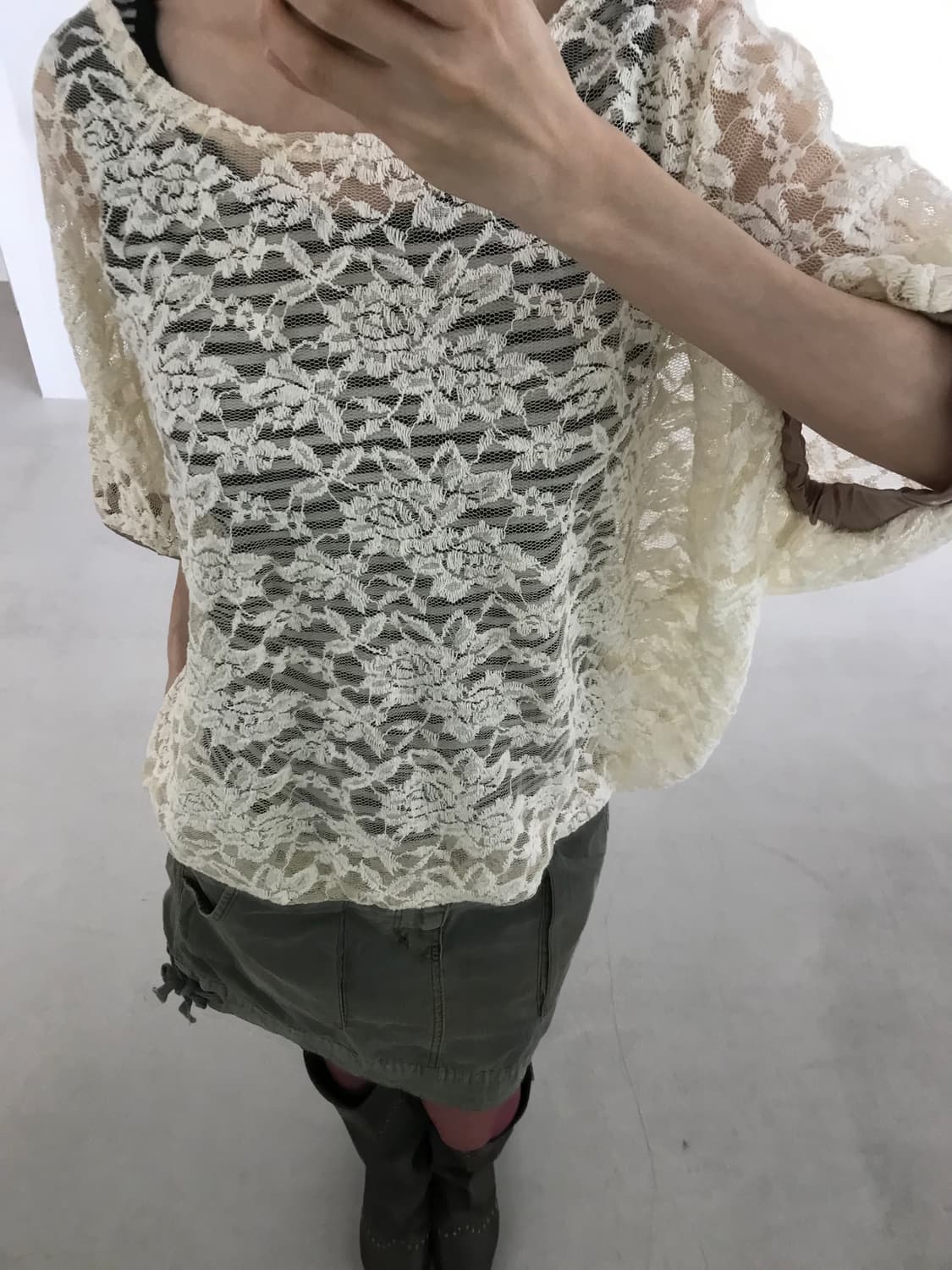 vintage cargo skirt 상품이미지6