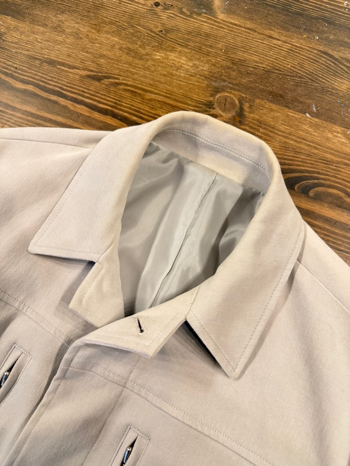 시스템옴므 클래식 몰스킨 블루종 자켓 남성100 상품이미지6