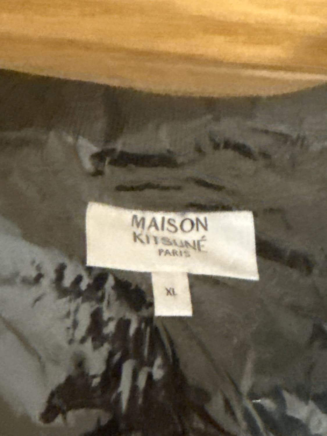 (정품, 정가 30만원) 메종키츠네 블랙 맨투맨 XL 새상품 상품이미지2