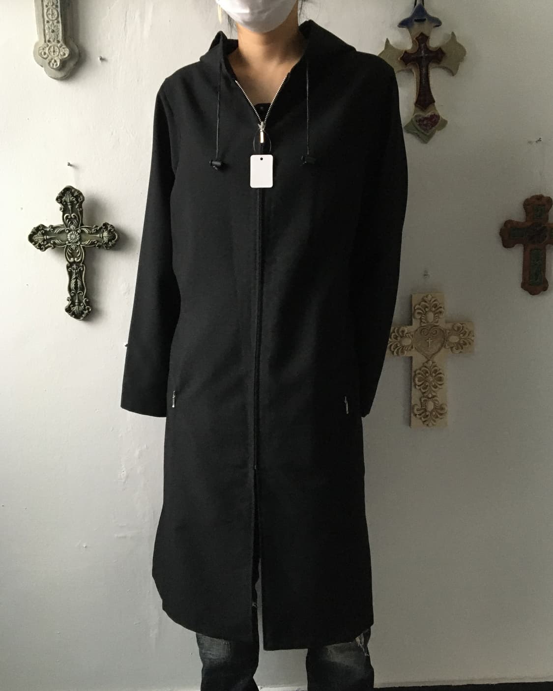 Hood long coat 상품이미지8