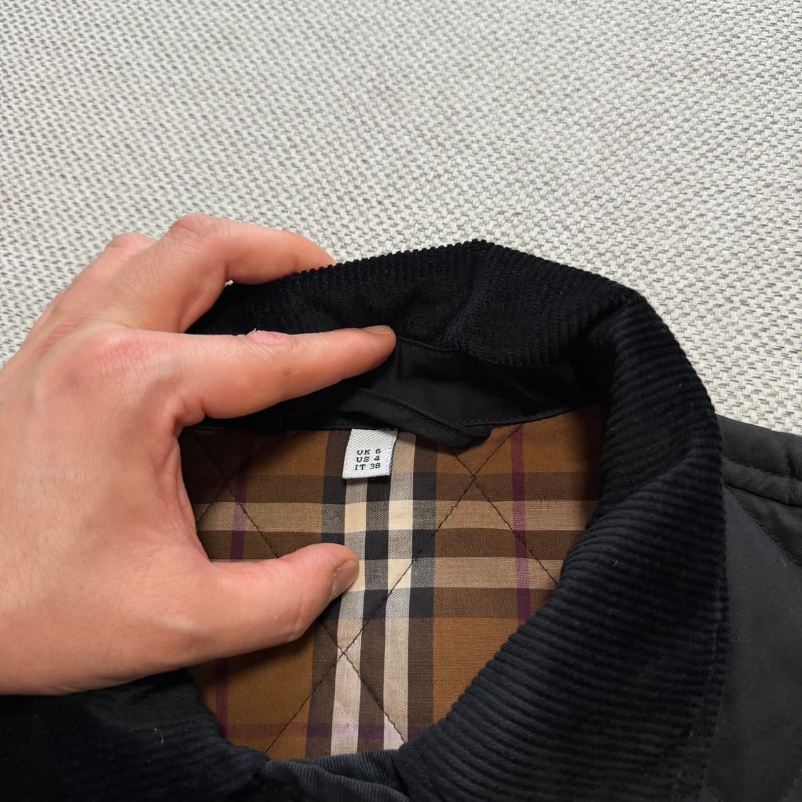 버버리 우먼스 퀄팅 자켓 상품이미지4