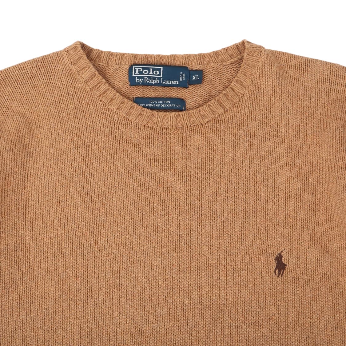 폴로 랄프로렌 베이지 베이직포니 라운드 니트 상품이미지2