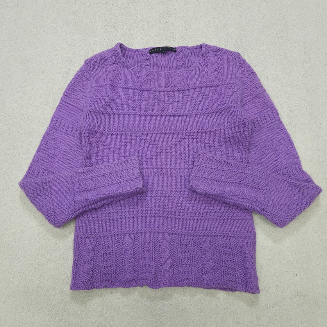 폴로 랄프 로렌 울 캐시미어 피셔맨 니트 상품이미지2