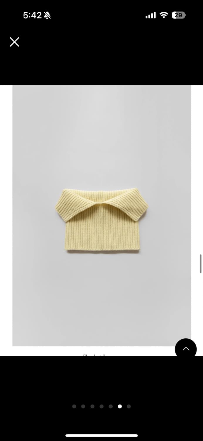 르바 넥 워머 니트 새상품 상품이미지6