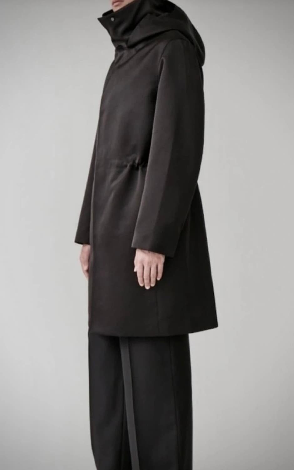 [L] cos 후드코트 블랙eur46 상품이미지1